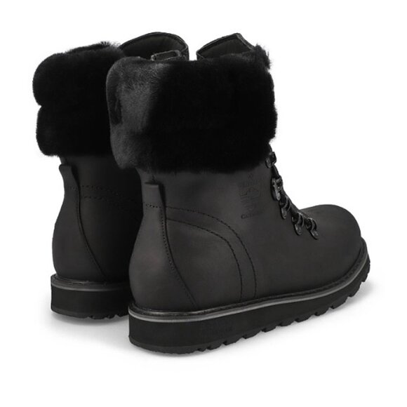 NEW $250 Royal Canadian Cambridge Boots! US 7 Black Waterproof Shearling Lined - Picture 4 of 8